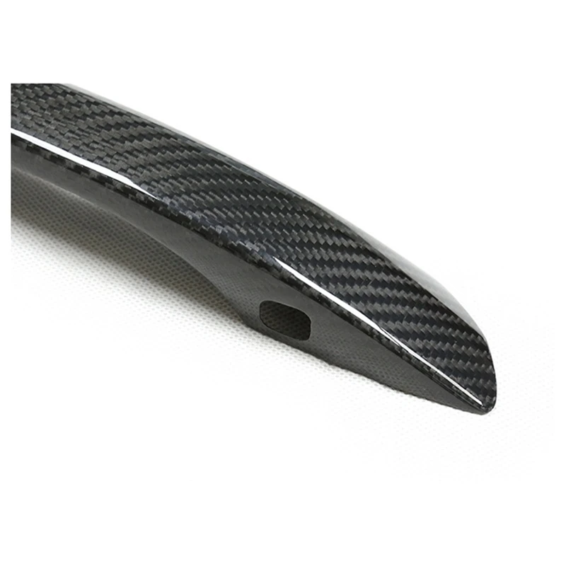 Car Exterior Doors Handle Cover Trim For  A6 C8 S6 RS6 Q6 E-Tron Carbon Fiber With Auxiliary Hole Door Handle