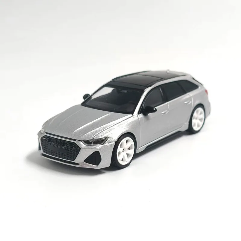 MASSDI 1:64 AUDI RS6 sedan alloy model, small proportion desktop ornament, adult collectible, gift for boys,Popular styles.