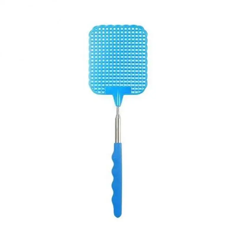 1/4PCS Flyswatter Home Long Handle Fly Swatters Extendable Flapper Insect Killer Plastic Wholesale Creative Telescopic New