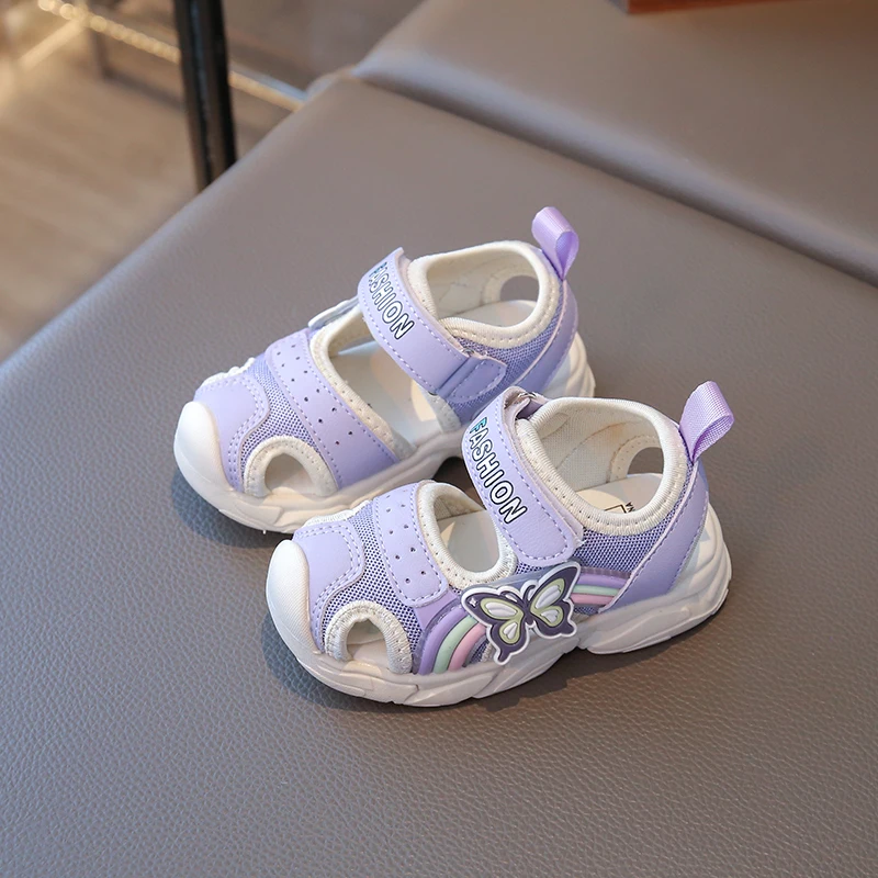 

Colorful Cute Shoes Kids Summer Boys Girls 2026 Summer Girls Kids Sandals Soft Comfortable Closed Toe Protective Sandals