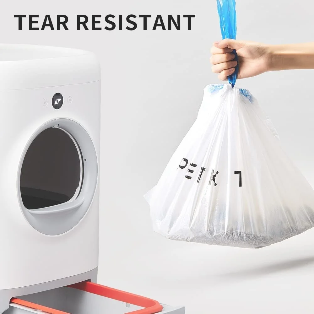 PETKIT Poop Bag Replacement Trash Bag Waste Bag for Pura X Pura Max Automatic Self Cleaning Cat Litter Box Cleaning Supplies