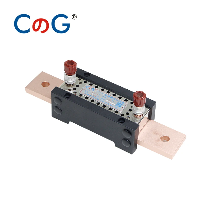 CG 10A 20A 50A 100A 300A 0.1% Class Level 50mV/75mV/100mV Copper High Accuracy Metering Laboratory Specific DC Shunt Resistor