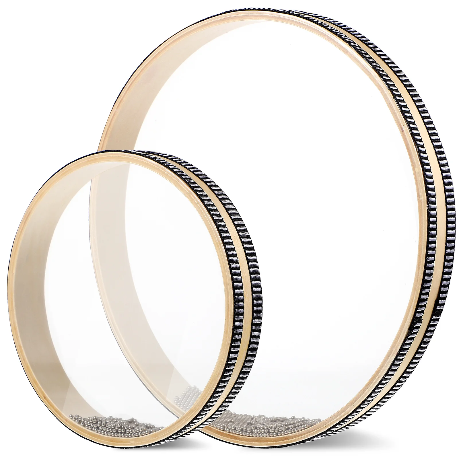 2 Surf Drum Wave Ocean Drums Healing Steel Bead for Adult Baby