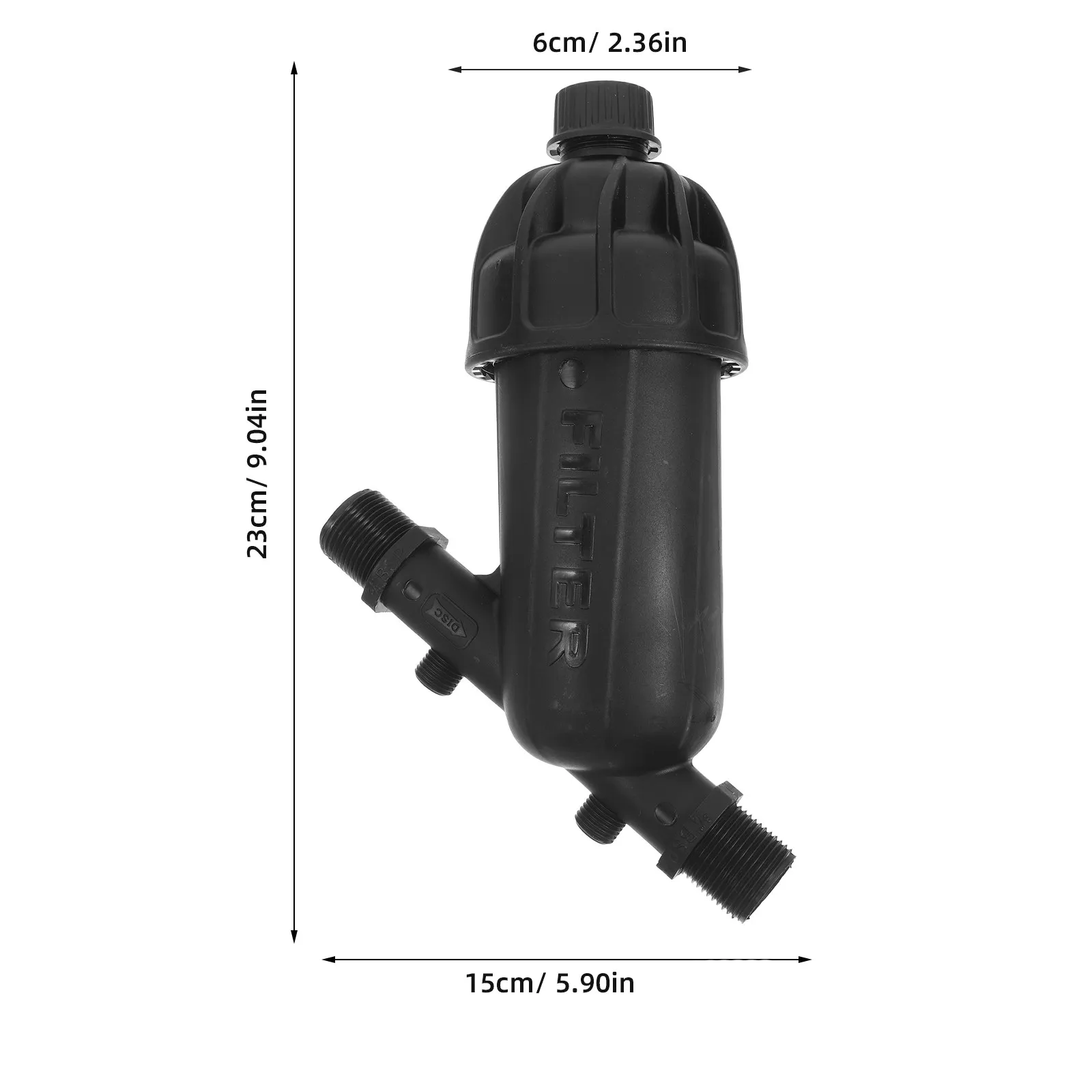Mesh Filter Inline Strainer Efficient Sediment Screen for Garden Greenhouse Drip Irrigation System Hydroponics Water Filters