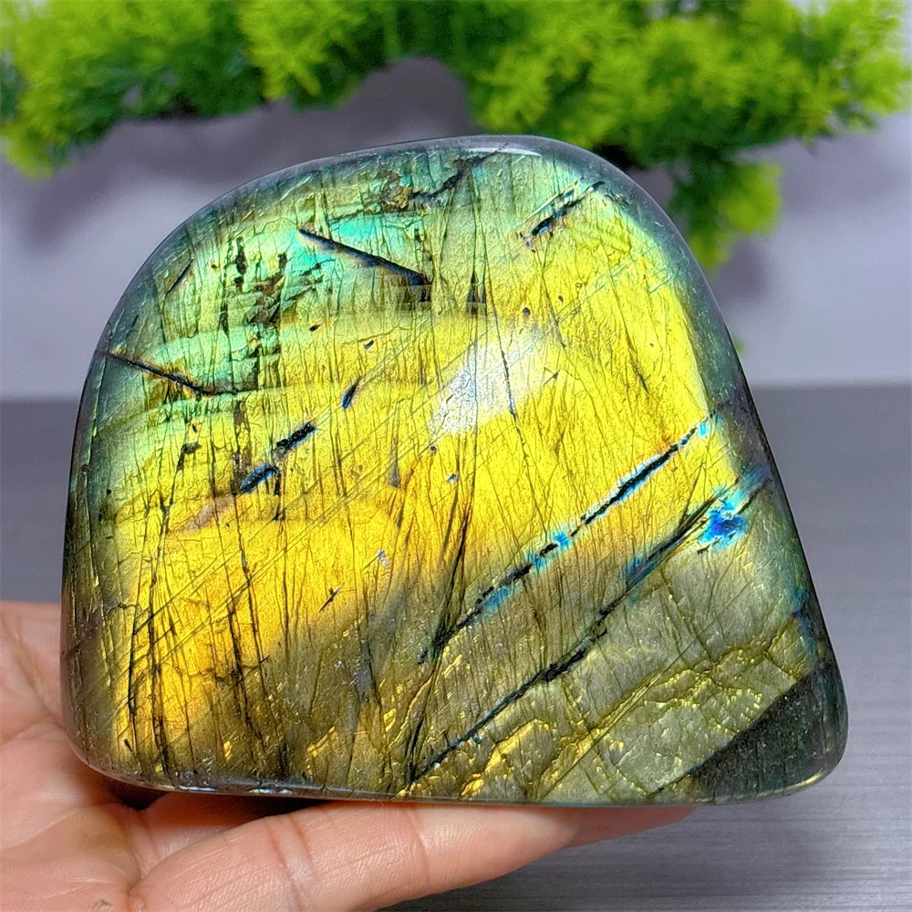 Labradorite Free Form Natural Crystal Home Decoritems Room decor Luck Quartz Stone Garden Reiki Craft Healing Energy Love Gifts