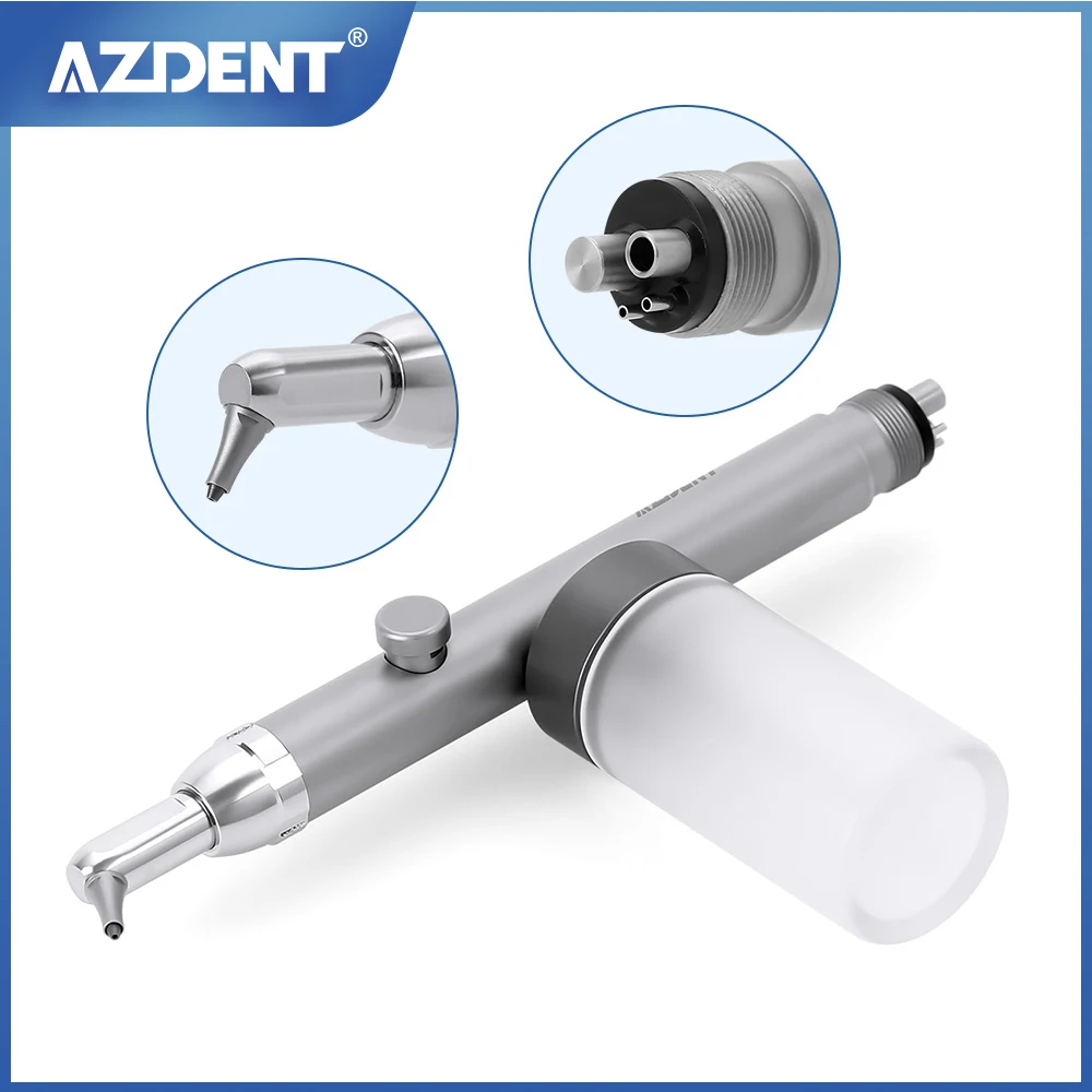 

AZDENT Dental Aluminum Oxide MicroBlaster with Water Spray Alumina Sandblasting with water Dental Equipment Tool