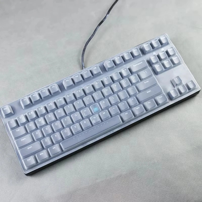 Silicone Keyboards Cover Skin Protectors for V500Pro 87 Key Wireless Mechanical Gaming Keyboards Desktop PC DropShipping