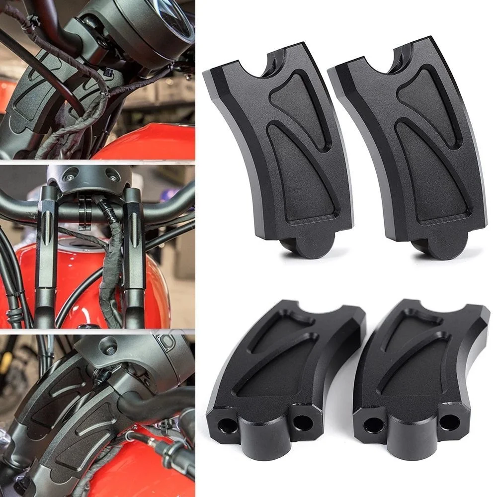 

Motorcycle Handlebar Riser Handle Bar Mount Clamp Extend Adapter For Honda Rebel 300 500 CMX300 CMX500 CMX 300 500 2017-2023