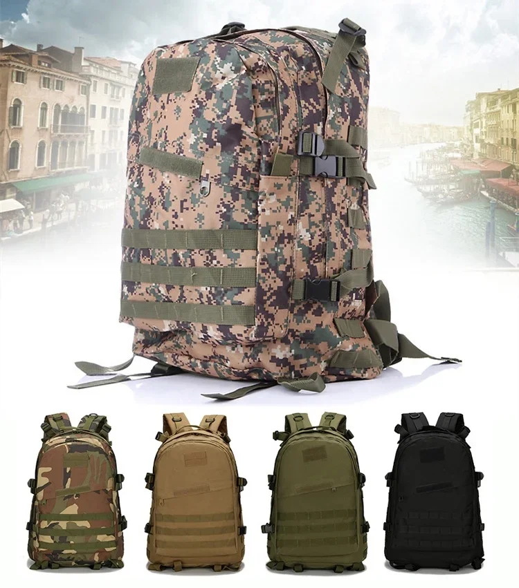 

40L 3D Outdoor Sport Military Tactical climbing mountaineering Backpack Camping Hiking Trekking Rucksack Travel outdoor Bag