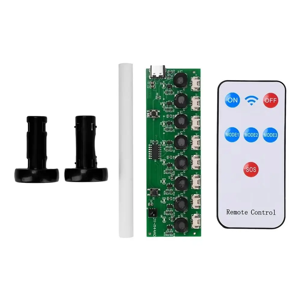 1Set DC 5V Ultrasonic Atomizer Module 8-Nozzle Design Type-C Interface Mist Maker Driver Board 12W Ultrasonic Atomization