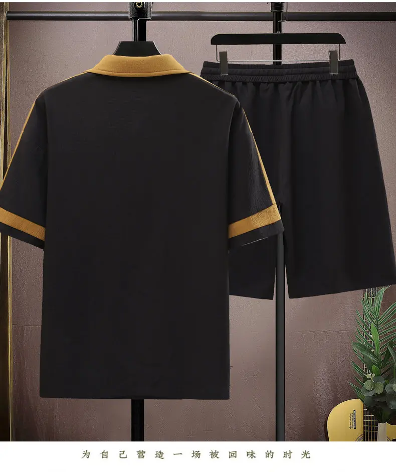 Modische Herren-Sets 2026 Sommer Streetwear Lose Kurzarm-T-Shirts & Hosen Trainingsanzüge Jugendliche Lässige Oberteile & Jogger-Kleidung – Detail 19