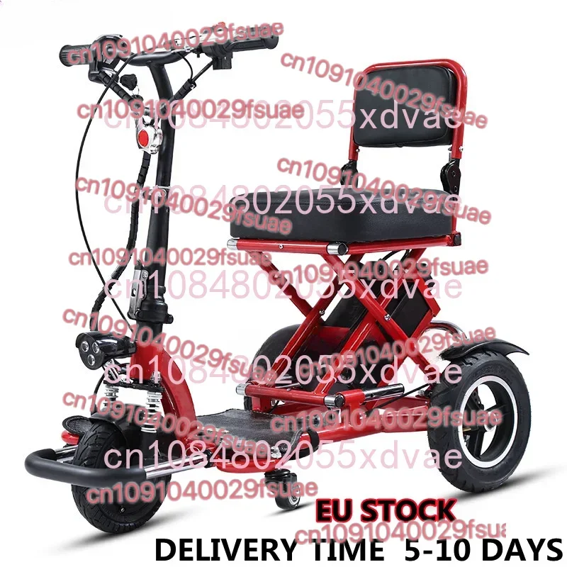 For Seniors Mobility Scooters Disabled Three Wheeler Trike 48V12A40-50KM Folding Electric Tricycle