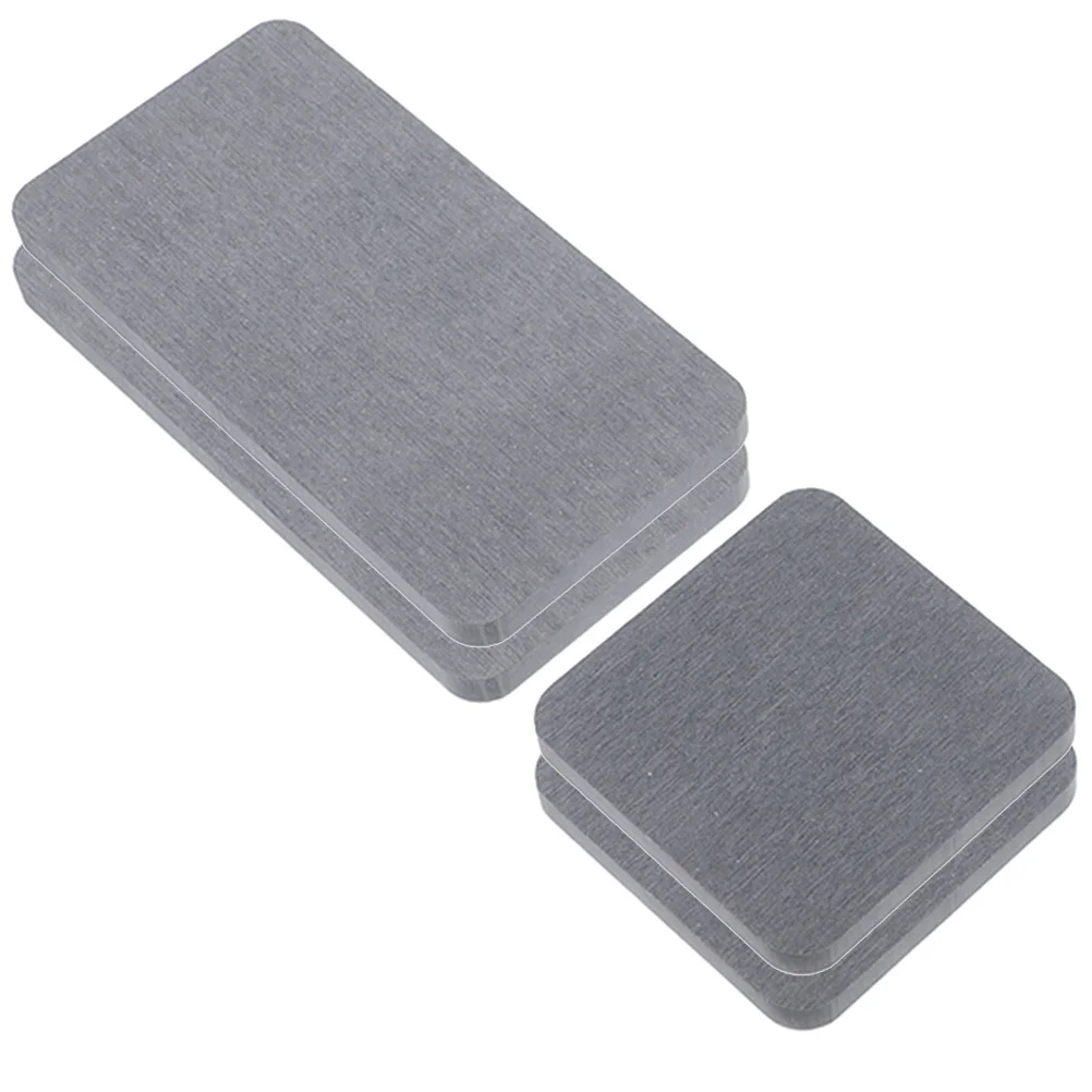 

4Pcs Water Absorbent Diatomite Coaster Set Non-Slip Soap Dish Bathroom Countertop Mat Heat Resistant Absorbent Pads for Kitchen