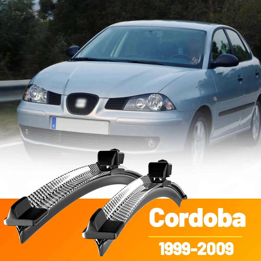 

2pcs Front Windshield Windscreen Wiper Blades Carbon Fibre Wipers For Seat Cordoba 1999-2009 2000 2001 2002 2004 2005 2007 2008