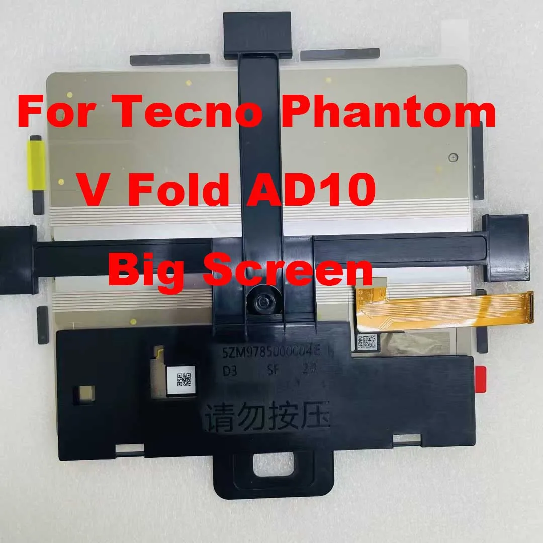 Original For Tecno Phantom V Fold AD10 Inner Big Screen LCD