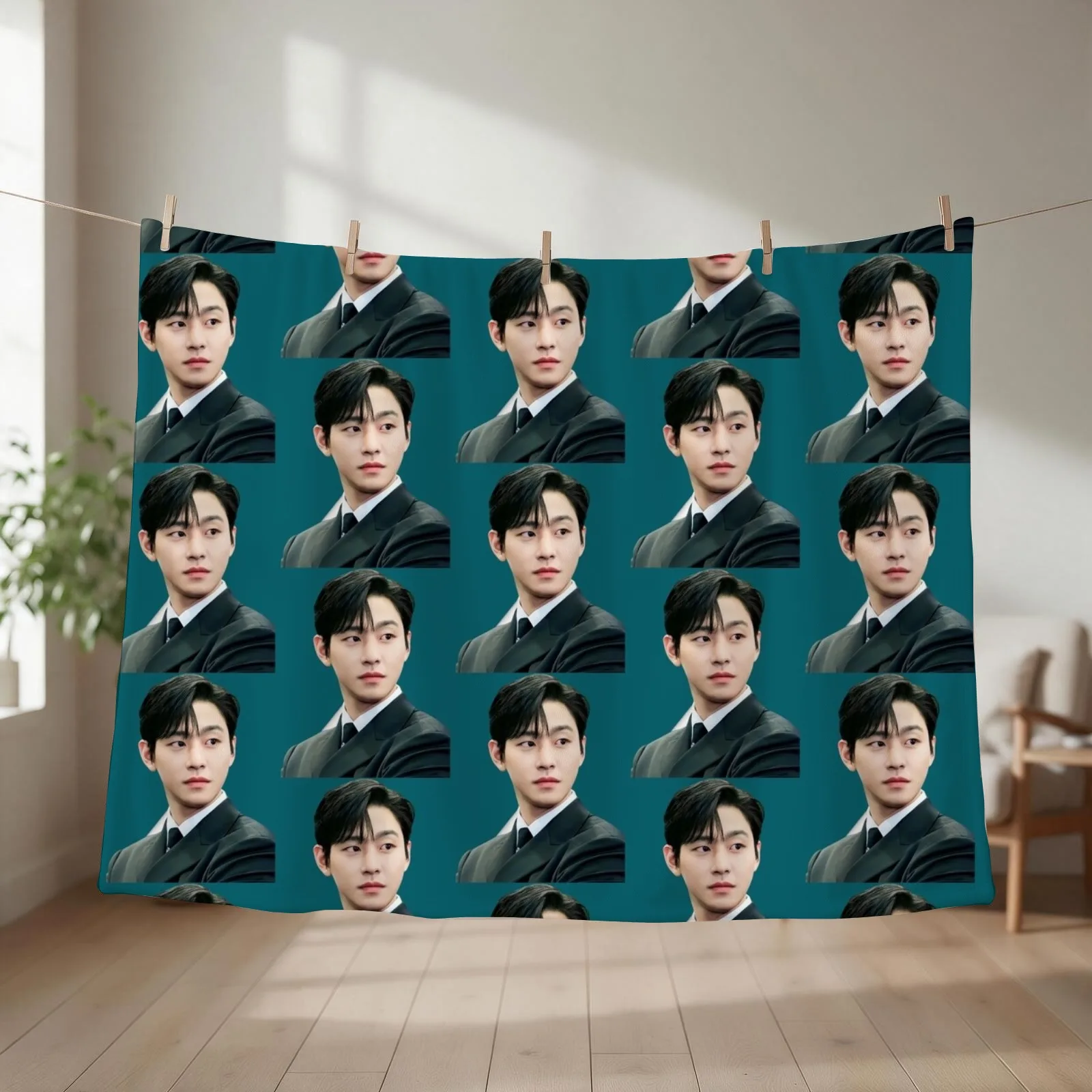 Ahn Hyo-seop - Business Proposal Throw Blanket couch cozy soft plush fuzzy picnic outdoor blanket