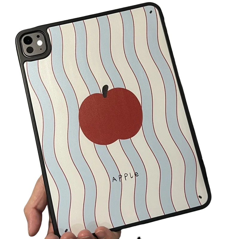 

Striped Apple Tablet Case For Mini 7 6 iPad 11 10 6 5 Pro 2024 2022 2021 2020 2018 Air 2025 2024 5 4 Back Cover