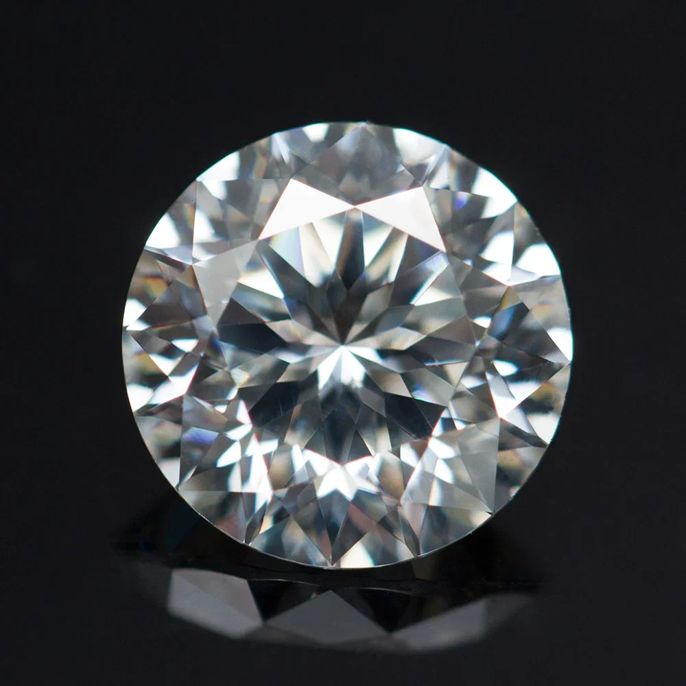 

Super White D Color Plum Blossom Cut Moissanite Loose Diamond Certified Moissanita Stones with GRA Certificate