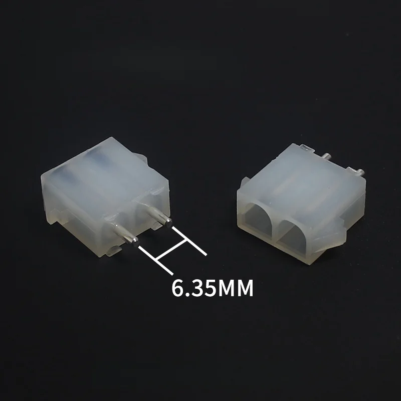 3PCS Lift plug connector 63080 connector 6.35mm pitch straight pin socket 2P/3P/4P/5P/6P/9P-15P