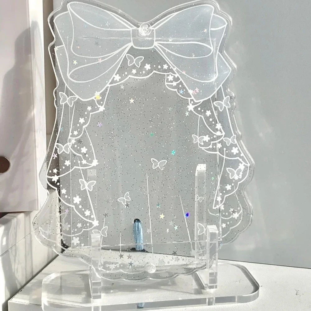 3-Inch Acrylic Photo Frame, Clear Korean Style