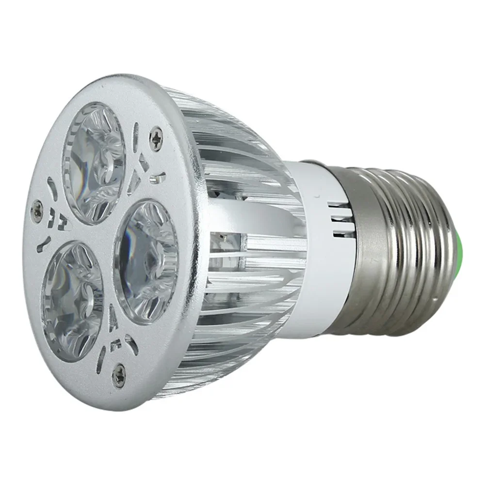 Bombilla Led UV de ahorro de energía para el hogar y dormitorio, Luz Azul y púrpura, 85-265V/12V, 3W, E27/GU10/MR16