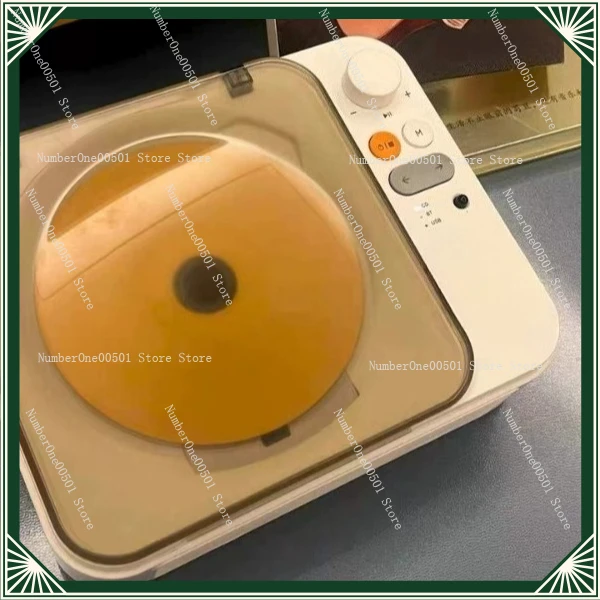 Retro Cd Player Album Player Bluetooth Speaker Integrated Portable Music Cd Player Audio Gift