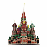 Children Toys DIY Paper House 3D Jigsaw Puzzle Tower Bridge London Manual Cognitive Model Educational Children Educational Toys