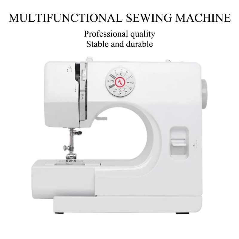 

Mini Convenient Sewing Machine Multifunctional Household Sewing Machine 12 Different Lines Foot Pedal Controlled Sewing Machine