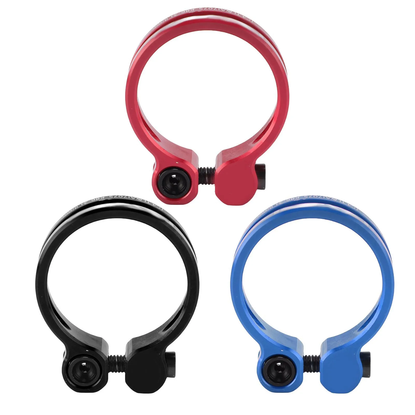 

34.9mm Bike Seat Post Clamp Aluminum Alloy Seat Post Collar for 30.4 30.8 30.9 31.6mm Seatpost Seatpost Collar