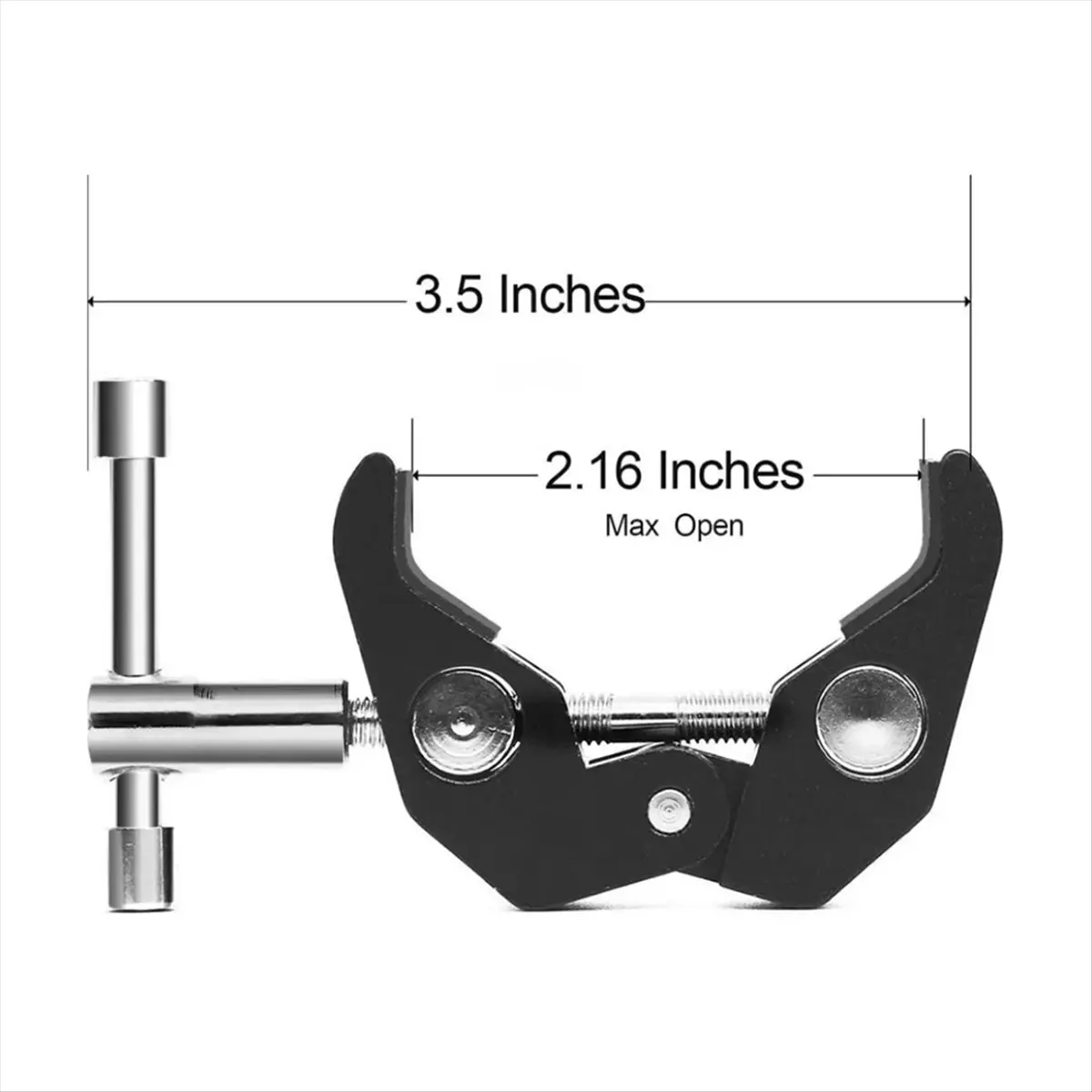 

Super Clamp with 360° Mini Ball Head Quick Release Clamp Bracket Tripod Mount 1/4 Screw Clip for DSLR Camera [To&On-e]