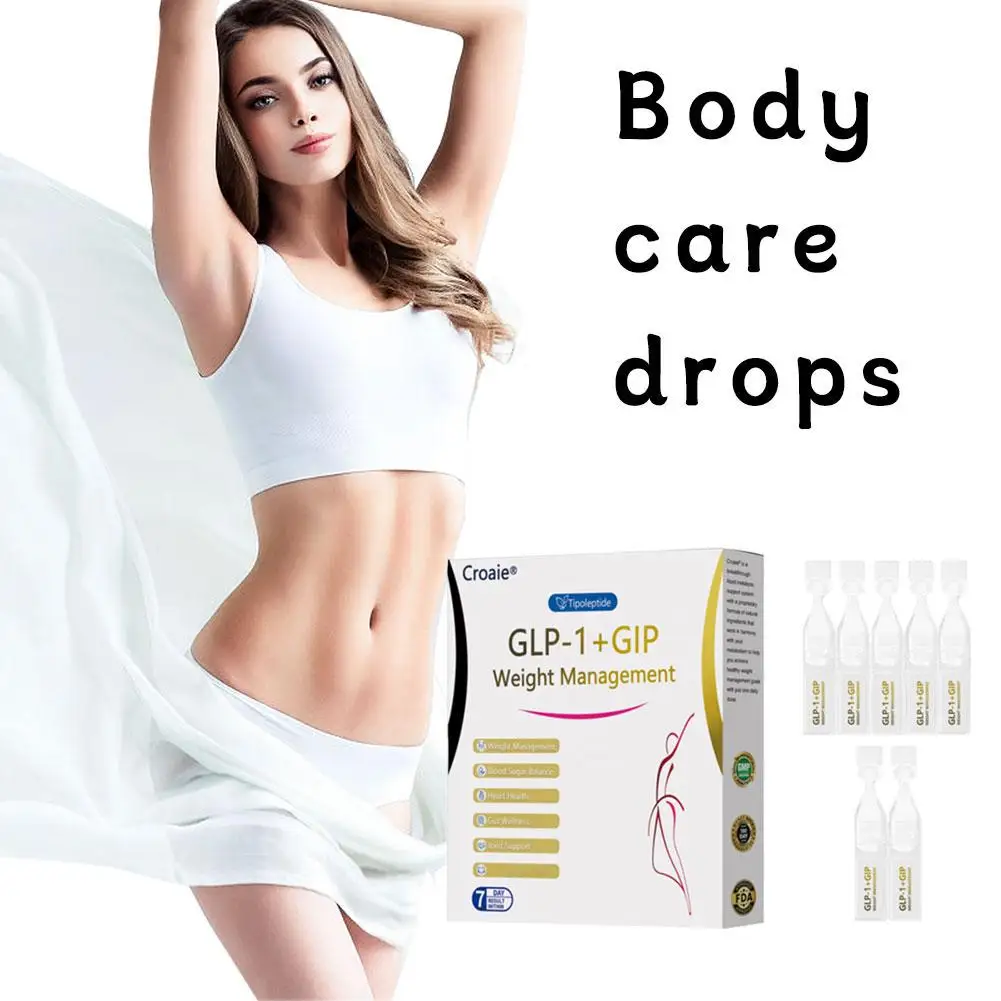 

GLP-1+GLP Body Weight Management Drops 7 Pcs/Box, Blood Sugar Balance, Daily Weight Control, Nourishing Support, Gentle Formula
