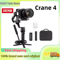 ZHIYUN Crane 4 3-Axis Handheld Gimbal Camera Stabilizer Fill Light DSLR Camera Portrait Shooting for Canon Sony Nikon