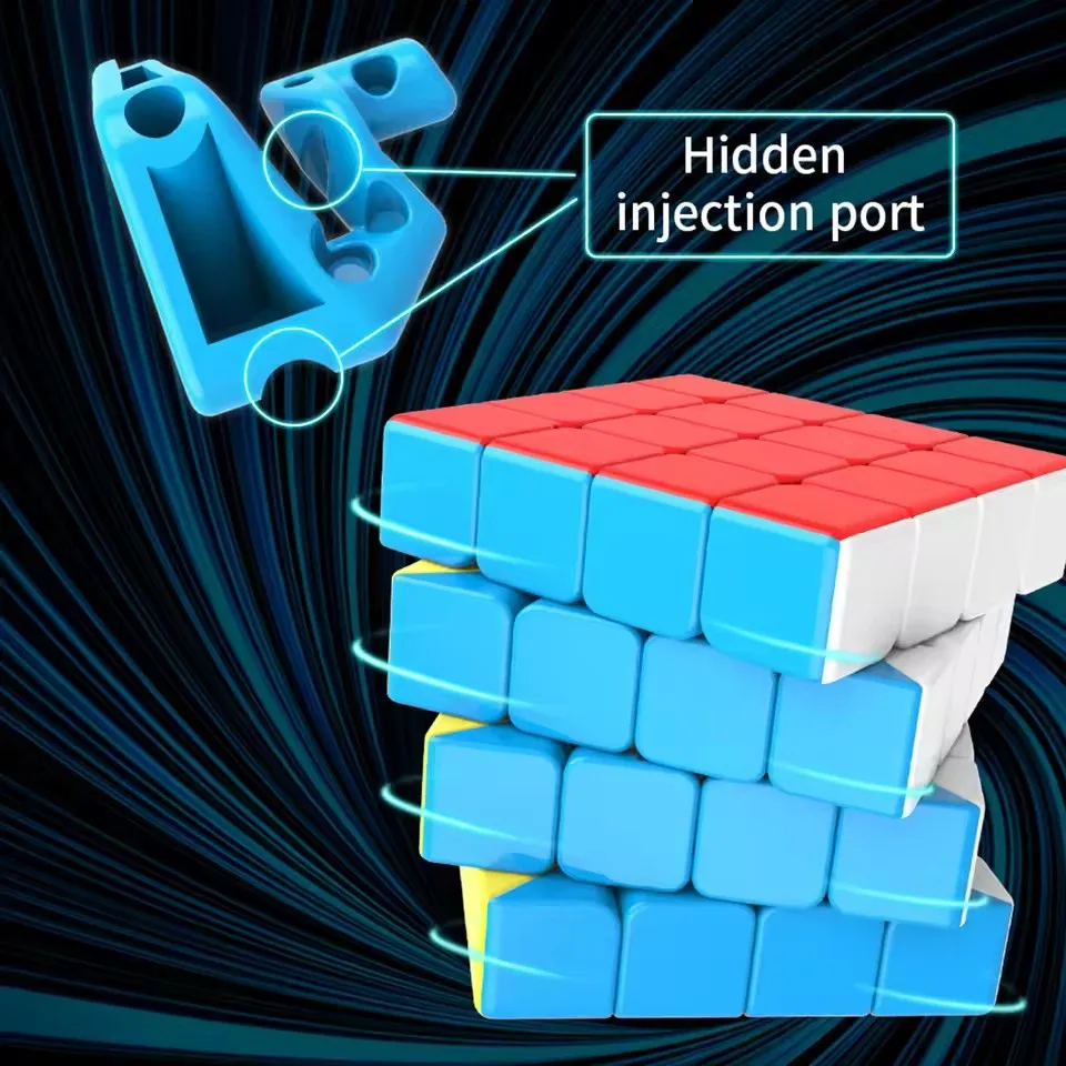 4x4 MoYu MeiLong 4x4 Cube magique 4x4x4 Cubes de vitesse sans strickerless professionnel Cubo Magico Puzzle jouet pour enfants enfants cadeau