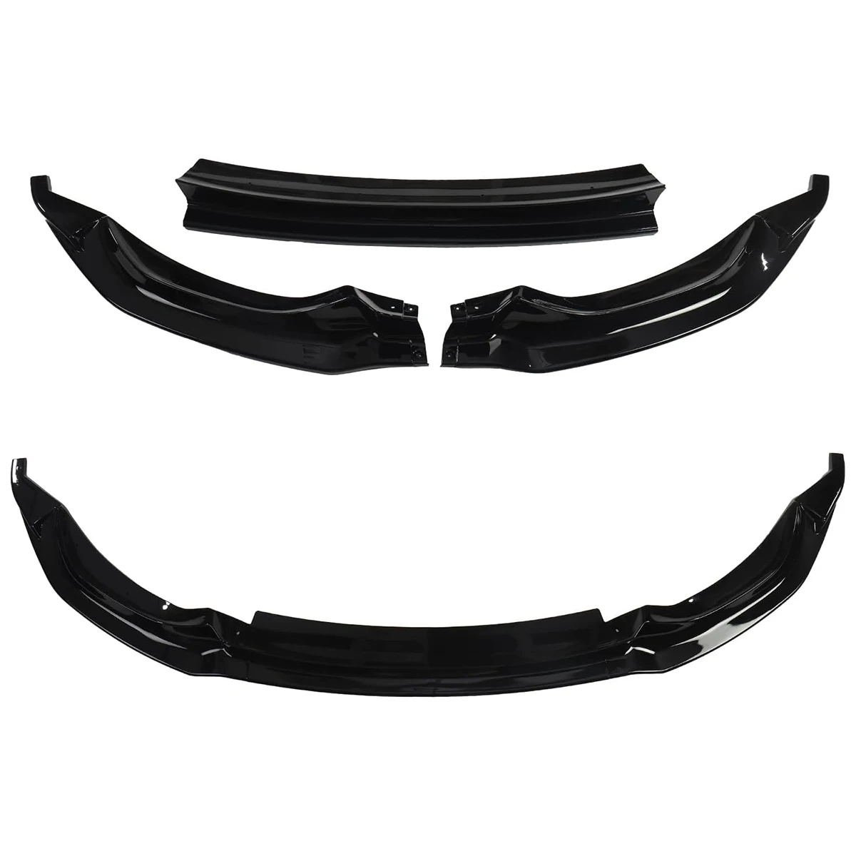 CS نمط شفة مصد السيارة لسيارات BMW M3 M4 F80 F82 F83 2015-2020 سيارة الجبهة الوفير المفسد الناشر الفاصل الشفاه طقم الجسم ضبط #4