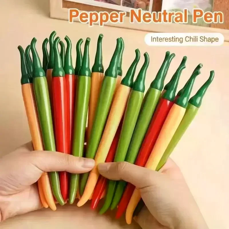 Stylos à Gel mignons de la série Cayenne, 5 pièces, stylo d'écriture Kawaii à la mode pour le bureau et l'école, stylo créatif pour enfants