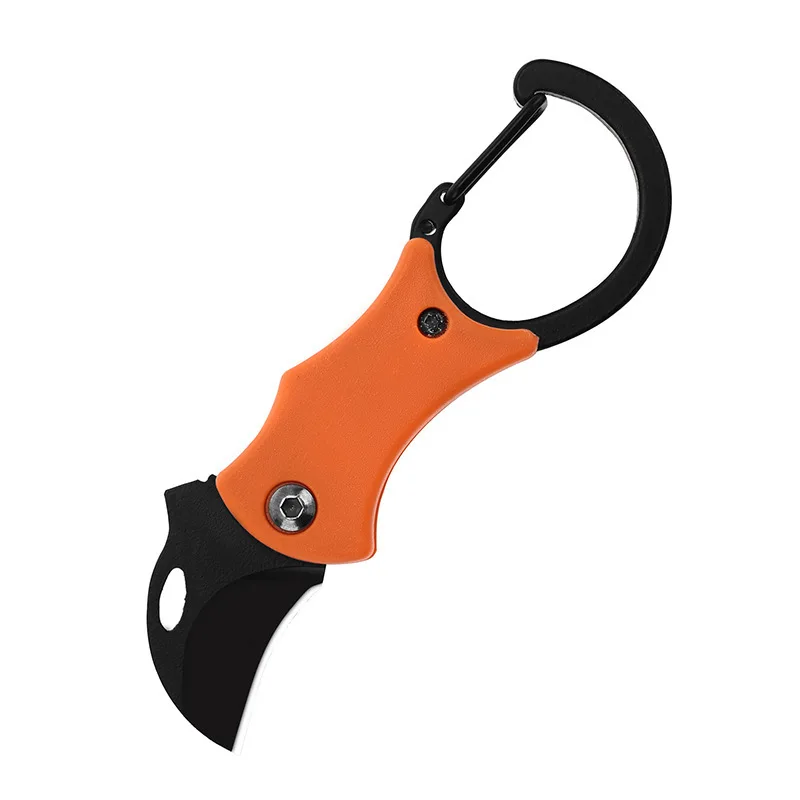 1 stuks kleine zakkarabijnhaakdoos voor mini Edc-gadgets sleutelhanger opvouwbare outdooraccessoires