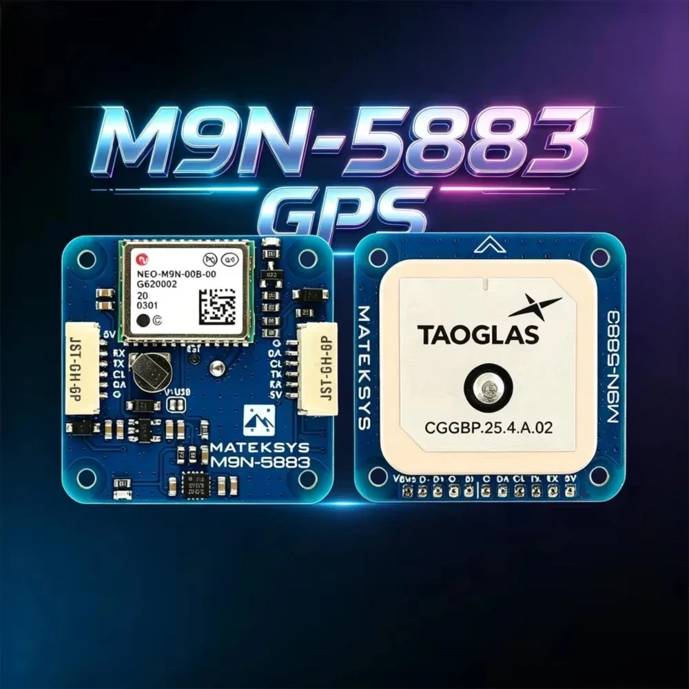 SmCpMateksys Matek GNSS NEO-M9N M9N-5883 4~5.5V GPS QMC5883L Compass