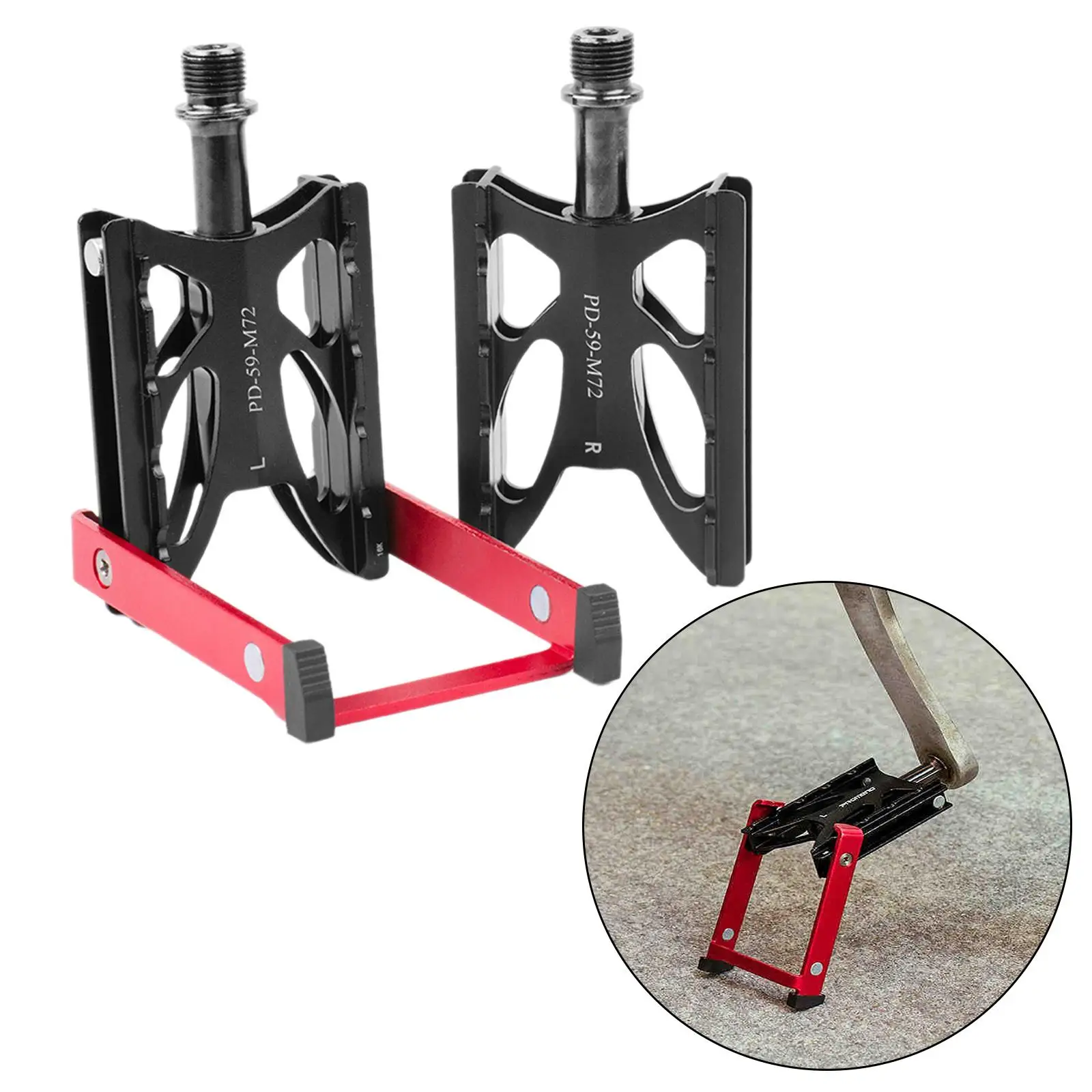 Road Bike Pedals Outdoor Flat Pedals Platform Pedals Folding Bicycles Pedals