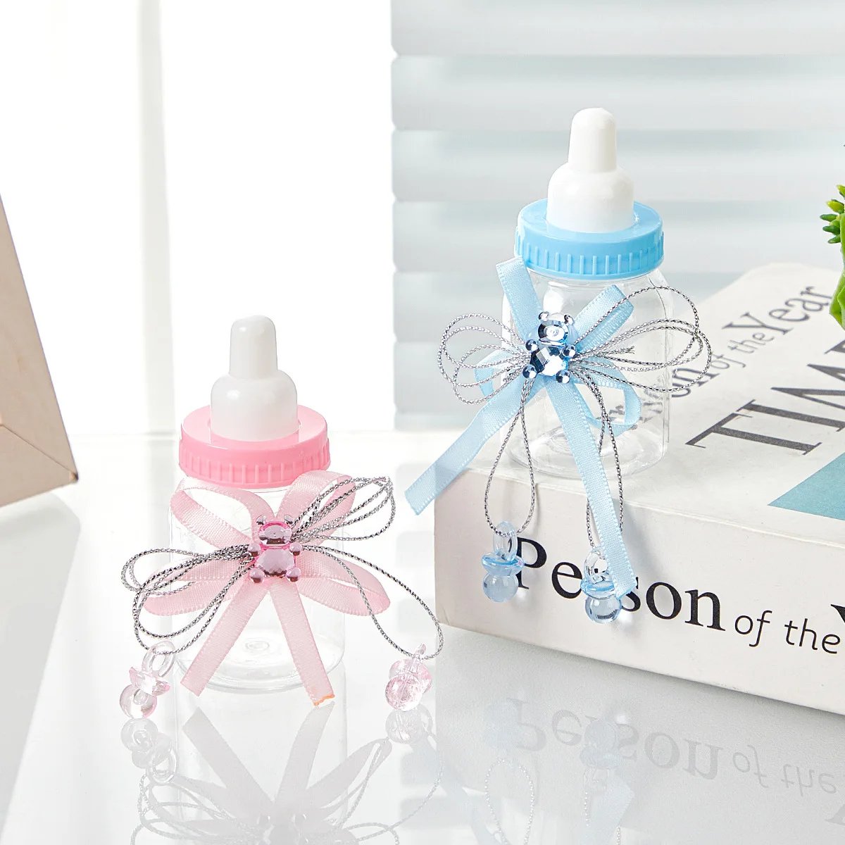 6PCS Blue Pink Cand…