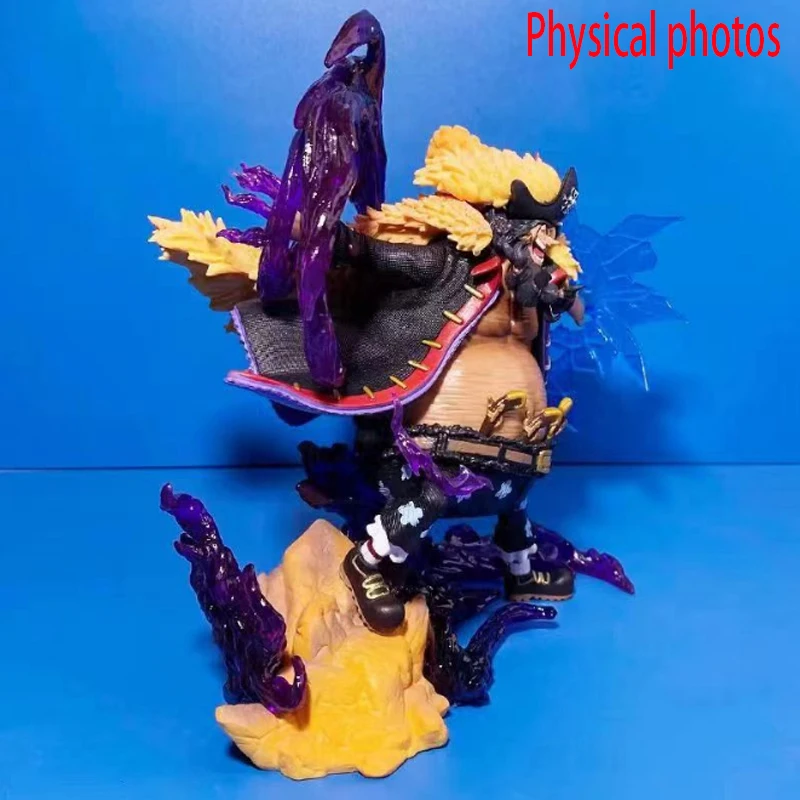 22cm uma peça anime figura blackbeard ação estatueta barba negra marshall d ensinar gk pvc estátua modelo coleção boneca brinquedo presente