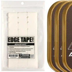 AMASPORT Pickleball Paddle Protection Tape Transparent 3 Pack Edge Protection Tapes 25mm , 28mm Width Perfectly Fits Curved Edge