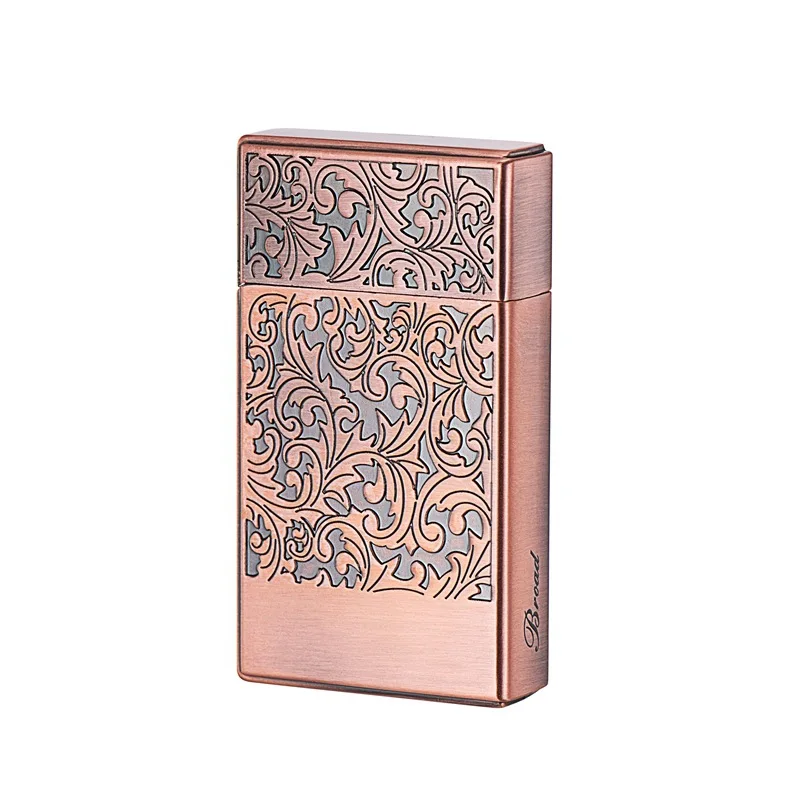 Broad Metal Windproof Cigar Cigarette Lighter Jet Torch Gas Flames Unusual Lighters Smoking Accessory Butane Gadgets for Men