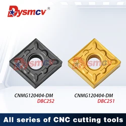 CNMG120404 CNMG120408-DM YBC252 YBC251 ZCC. Ctcarburo inserti di tornitura hanno buone prestazioni di taglio, adatto per acciaio