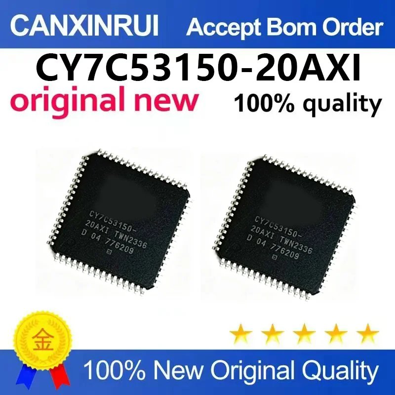 （5pcs-100pcs）Brand new original CY7C53150-20AXI CY7C53150 packaged QFP64 microcontroller