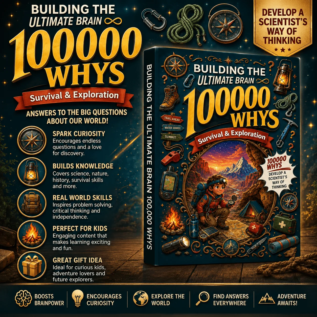 Outdoor Adventure Books - 100000 سؤال وجواب: كتاب البقاء على