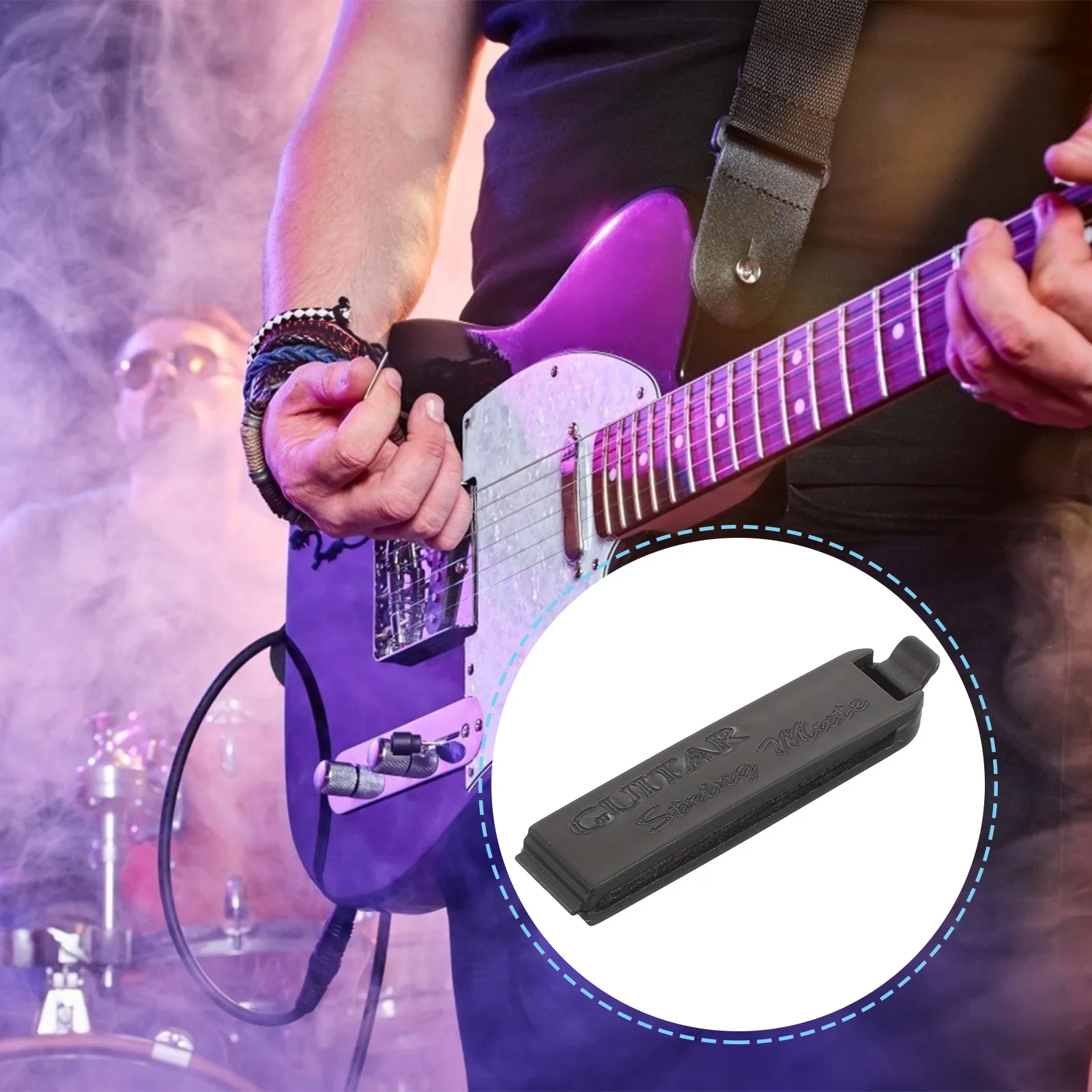 

String Dampener Acoustic Guitar Mute Clip Noise Reducer String Muter For Folk Classical Electric Guitars Sturdy Easy