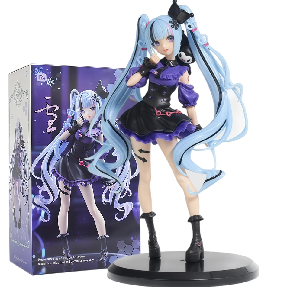 Anime Hatsune Miku Gothic Lolita Stil Actionfigur Feenspiegel Dornröschen Actionfigur Winterkirsche PVC-Puppe Modell Spielzeug