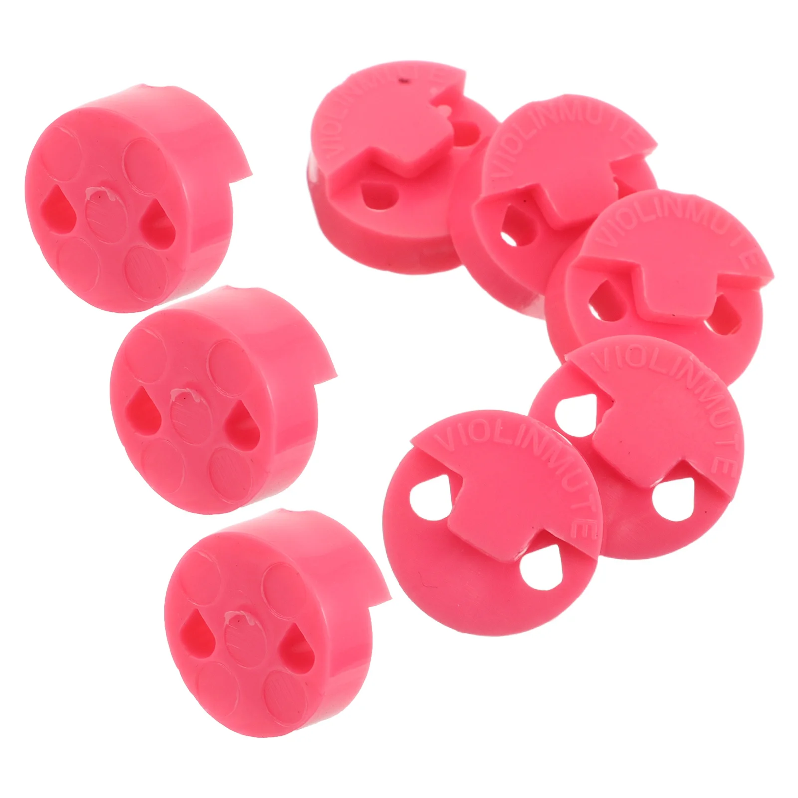 

8Pcs Rubber Violin Practice Mute Soft Claw Style Noise Reducer Violin Dampener Quiet Practice Accessories Sound Muffler