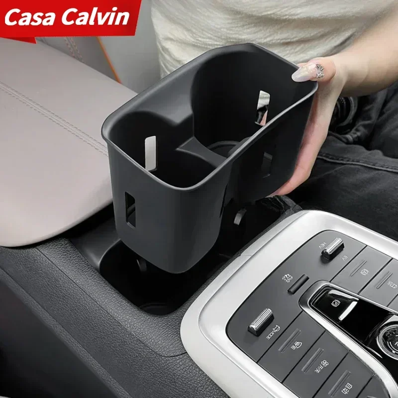 For BYD SONG PRO DMI 2022-2024 Car Water Cup Bracket Storage Box Waterproof Storage Anti-scratch Car Modification Accessories