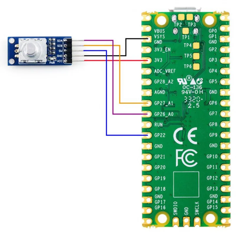 Rotary encoder, detect the number of turns of rotation angle, provide STM32/Arduino/